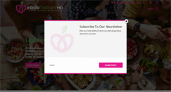 Desktop Screenshot of foodtherapymd.com